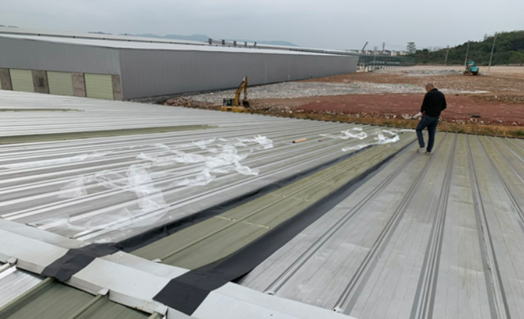 红桥厂房屋面防水维修案例